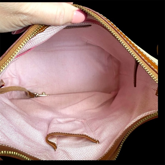 Dooney and Bourke Signature Jacquard Hobo Bag - Picture 11 of 13